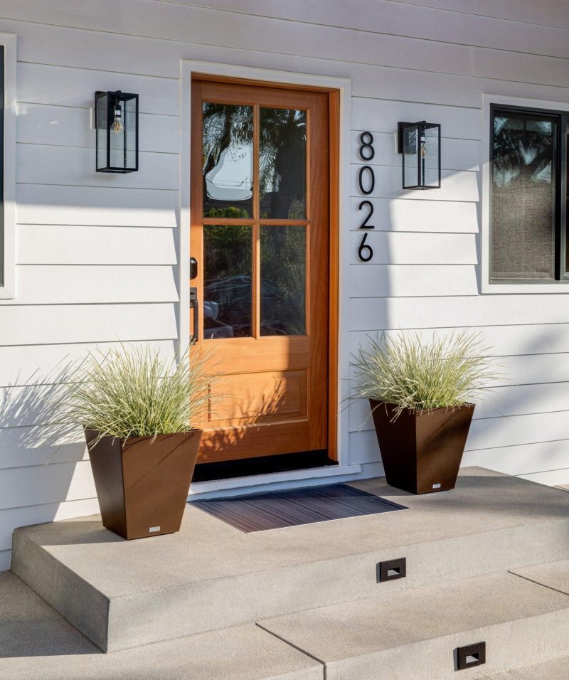 Modern Low Rectangular Planter - Pulled Nursery